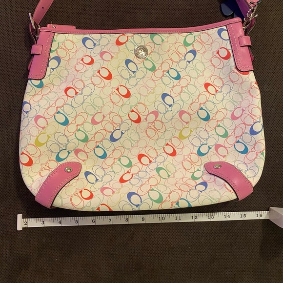 Coach Logo Over Shoulder Handbag - Picture 10 of 12